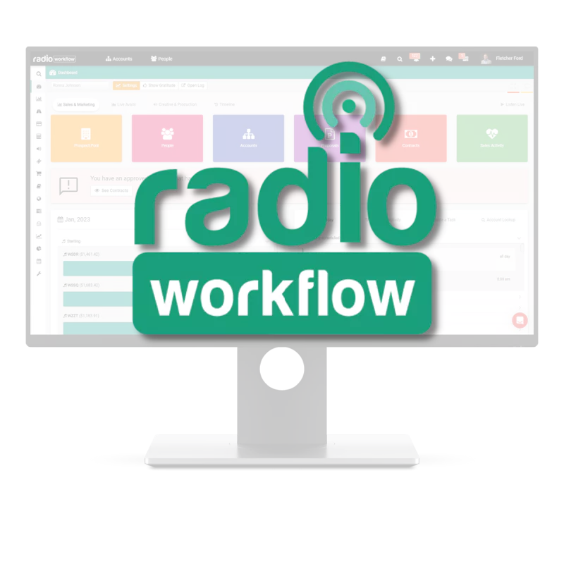 Radio Workflow | Sales CRM, Traffic, Billing & Production Software